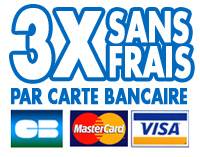 PAIEMENT EN 3 FOIS SANS FRAIS